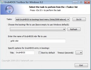 Grub4DOS Toolbox for Windows 0.2 Task 6
