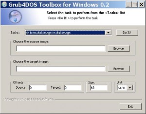 Grub4DOS Toolbox for Windows 0.2 Task 5