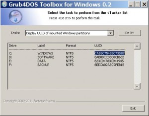 Grub4DOS Toolbox for Windows 0.2 Task 9